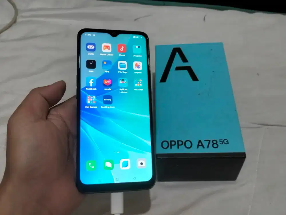 BU OPPO A78 5G RAM 8GB / 256GB 6.56in Fingerprint 5000Mah Kamera 50MP