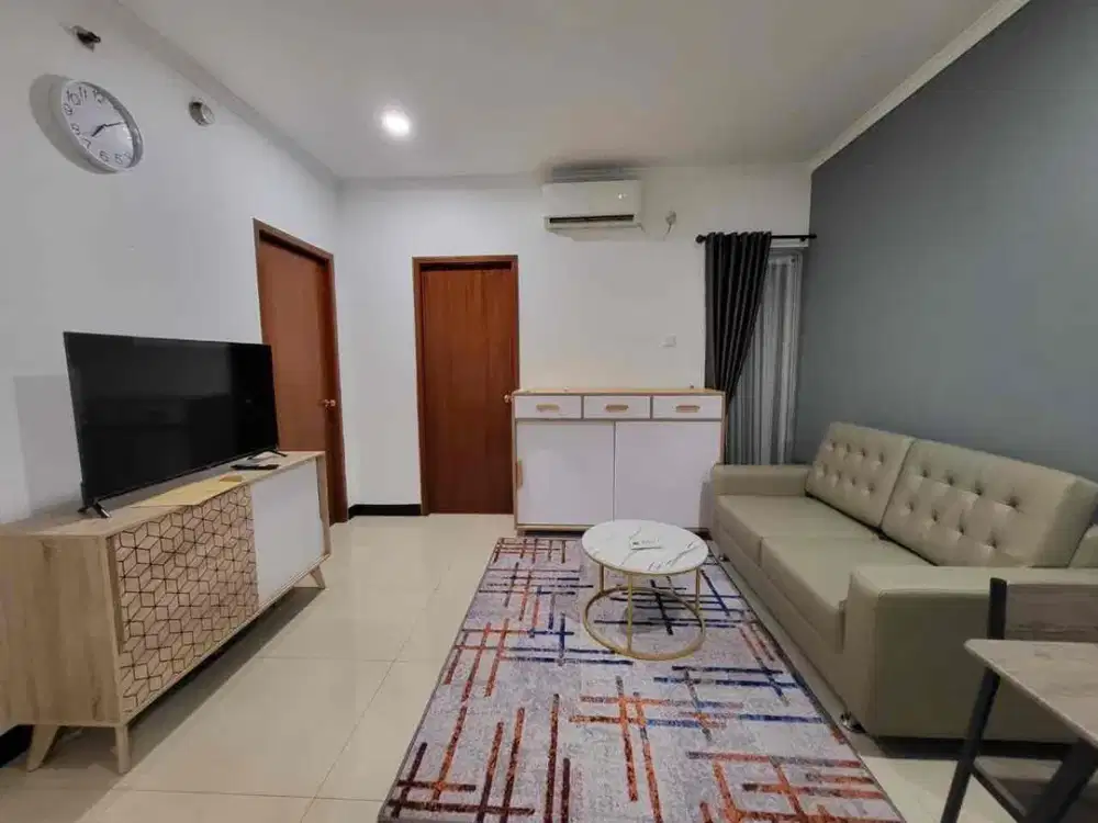 dijual apartemen gading mediterania kelapa gading 2 kamar hook full furnish