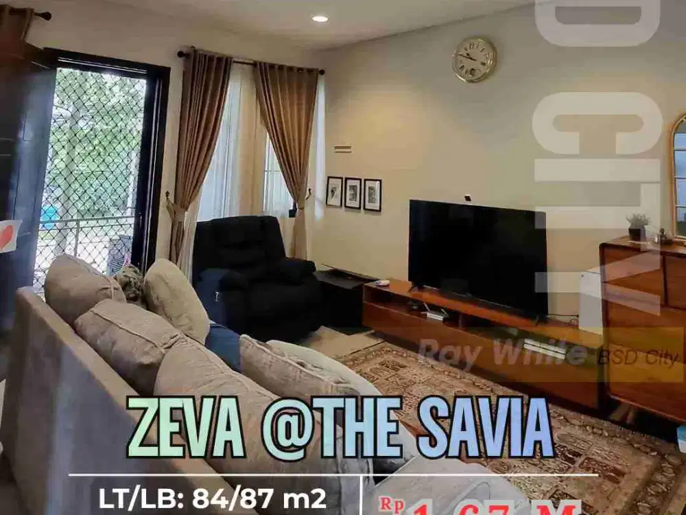 Rumah Cantik 2 Lantai di The Savia BSD City Dekat Tol