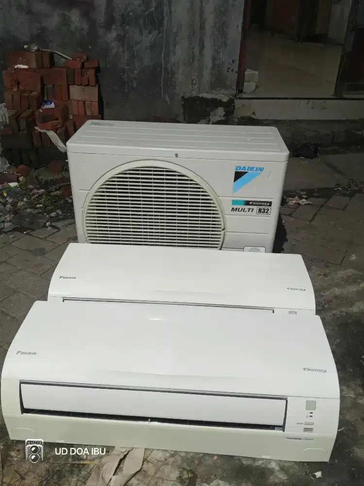 Ready unit daikin multi dengan 2 indor & 1 autdor