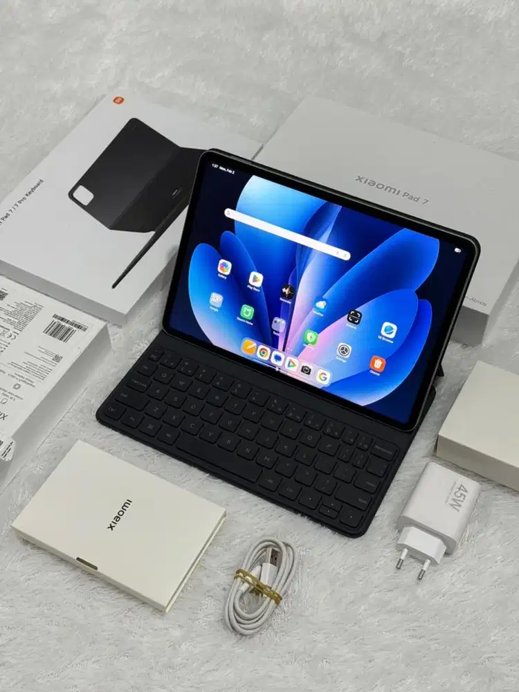Xiaomi Pad 7 8/256GB Like New Grs 19 April 2027 + Keyboard Original