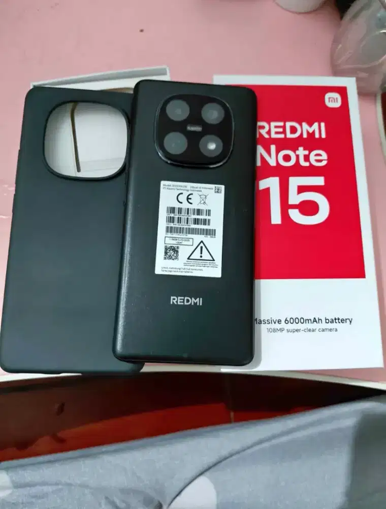 Redmi note 15 4G 8/256 black Baru Sebulan nominus