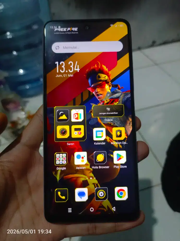 INFINIXtipeHOT30 ram 8GB rom 256GB