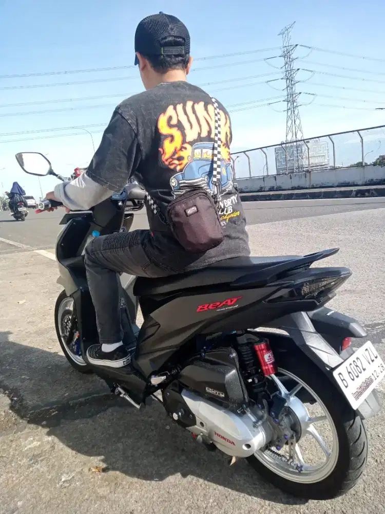 Honda beat deluxe 2023 modifikasi tipis2