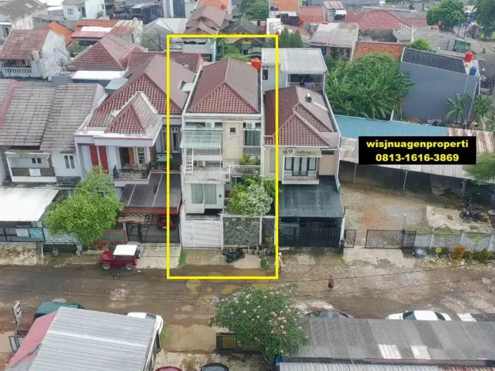 Rumah 3 lantai Billy and Moon Pondok Kelapa Duren Sawit