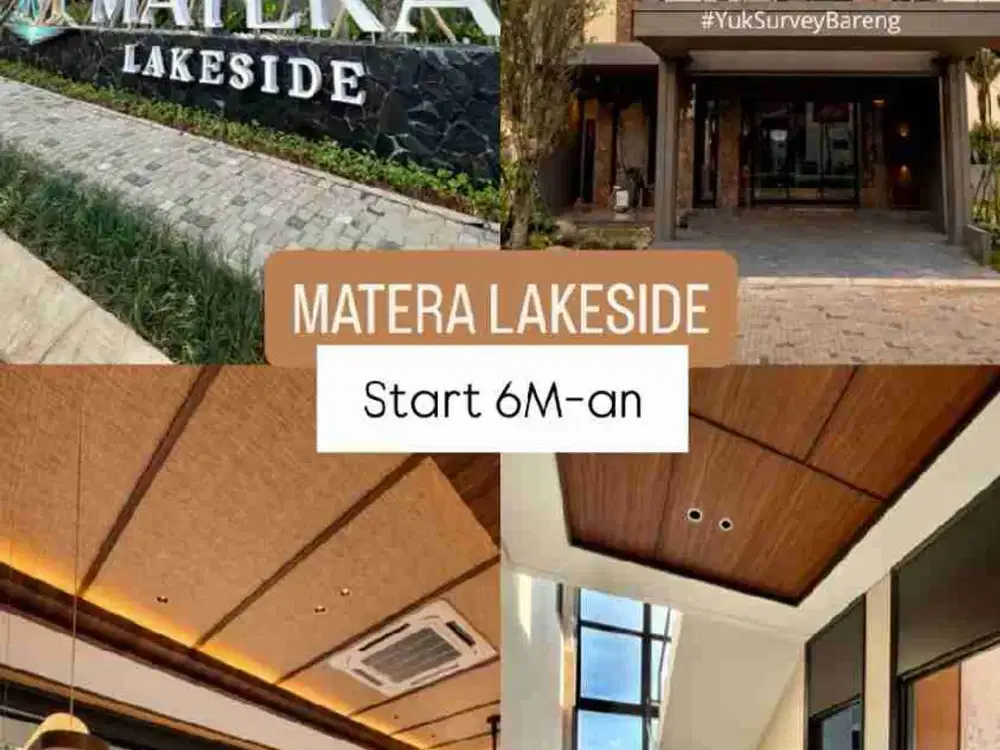 Rumah Mewah Lake Side View Danau New Matera Gading Serpong