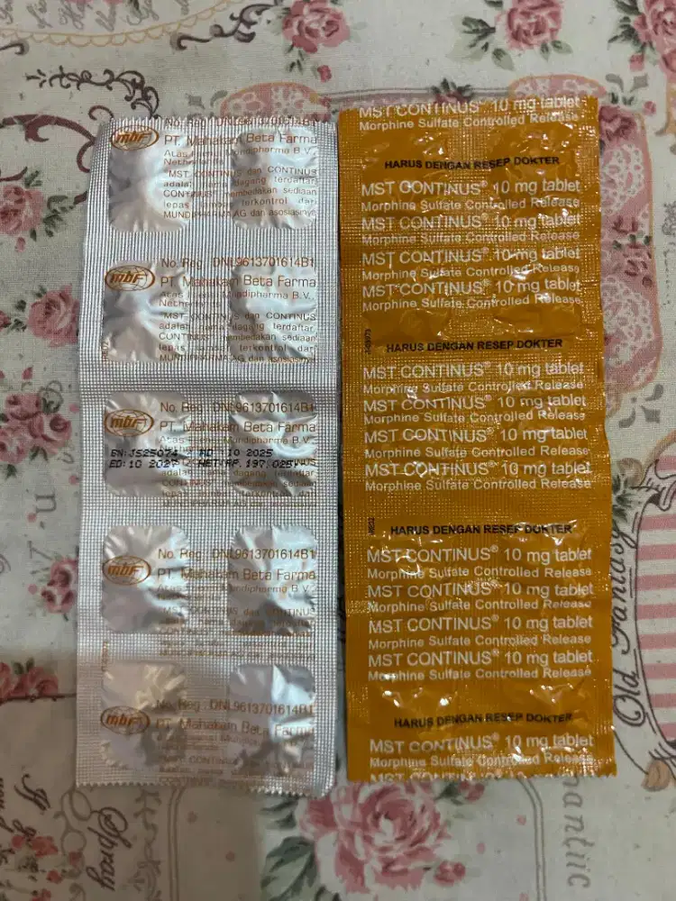 Obat Pereda Nyeri Mst Continus Cancer