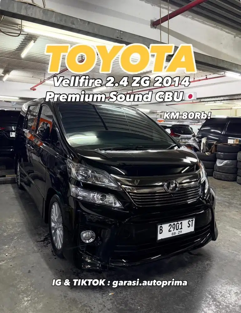 Vellfire ZG Premium Sound 2014 KM80 Antik