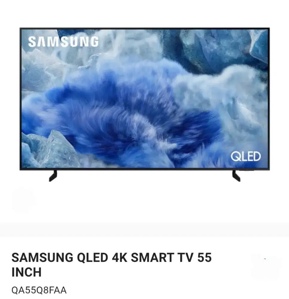 SAMSUNG QLED UHD 4K SMART TV 55 INCH (QA55Q8FAA)