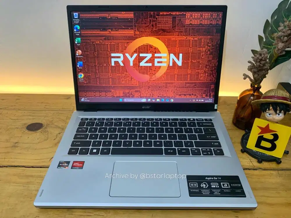 Laptop Acer Aspire Go 14 Ryzen 5 7520U RAM 8 DDR5 Good Condition