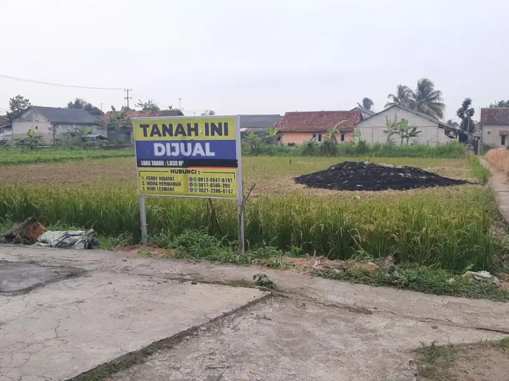 DiJual Tanah di Leuwiliang, Kabupaten Bogor