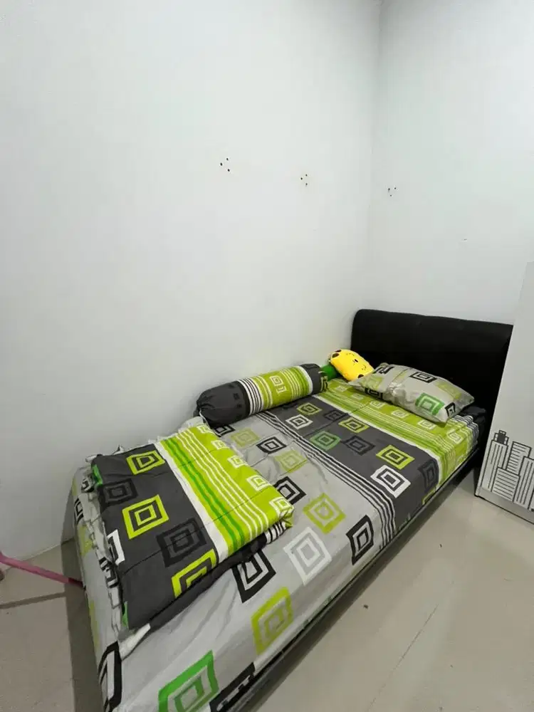 Spring bed+dipan central 100x200 like new