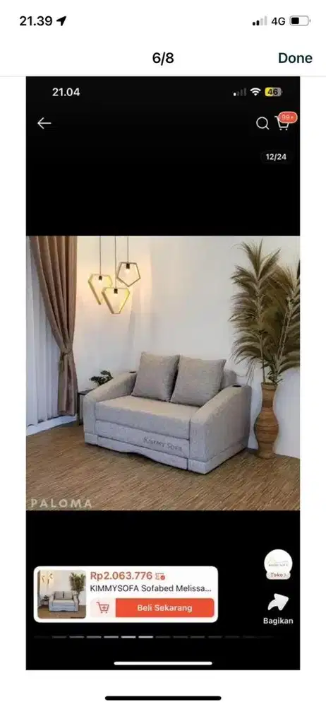 SOFA BED DIJUAL