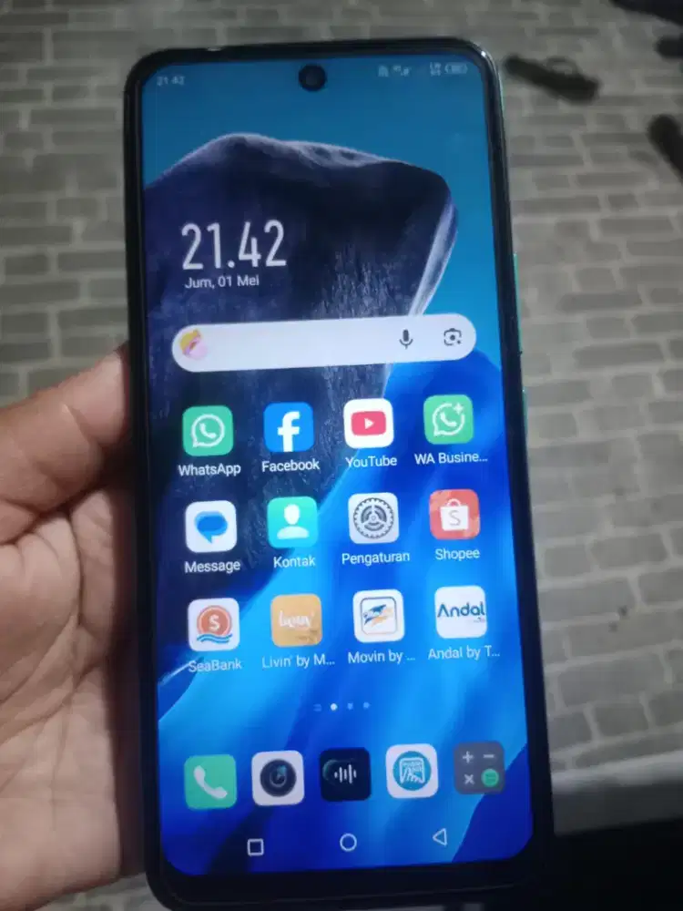 Infinix hot 12 play ram 4/128 fullset