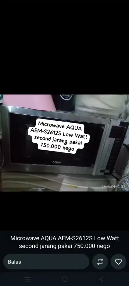 Microwave bekas