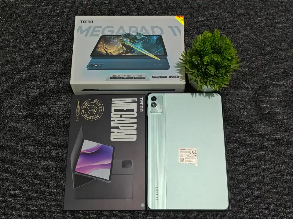 Tecno Megapad 11 4g Ram 8/256 Resmi Indonesia Fullset