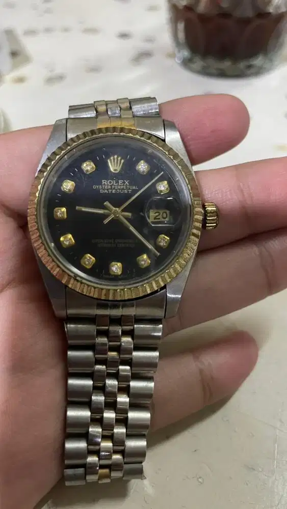 FOR SALE ROLEX OYSTER PERPETUAL DATEJUST (KW) BU PEMAKAIAN PRIBADI
