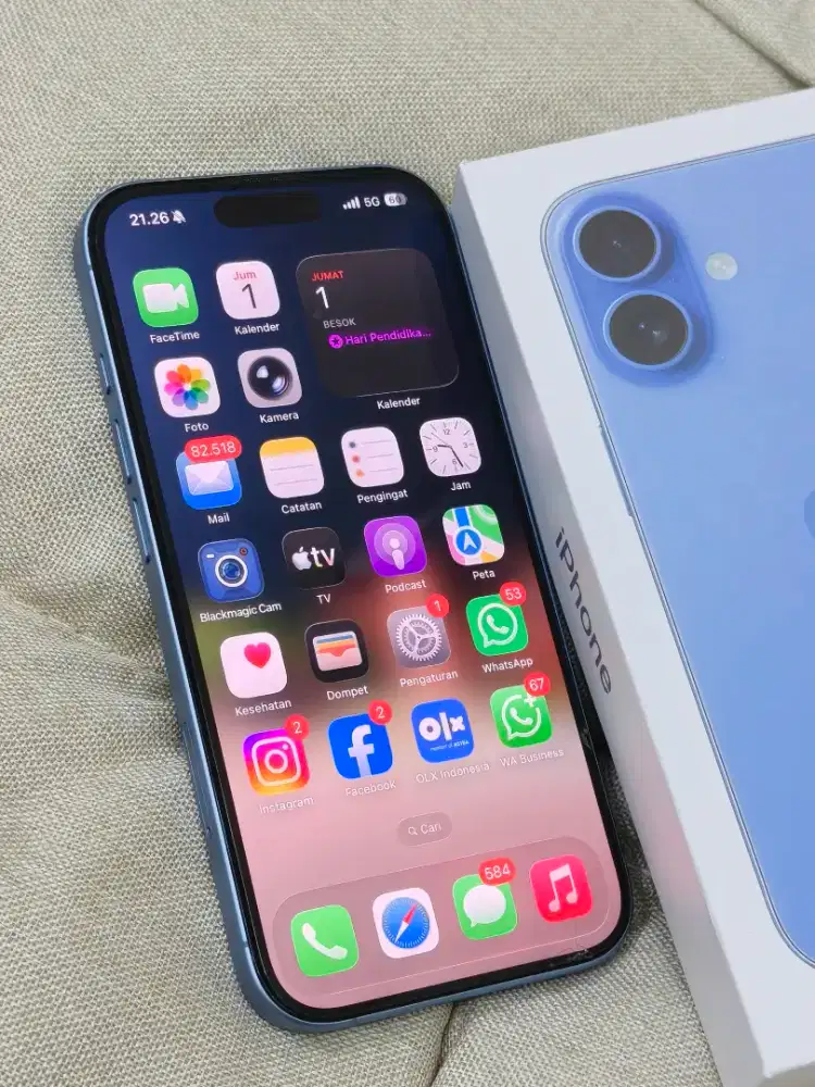 iPhone 17 128GB Fullset Inter All Op