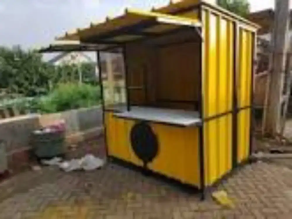 Booth Container warung utk jualan