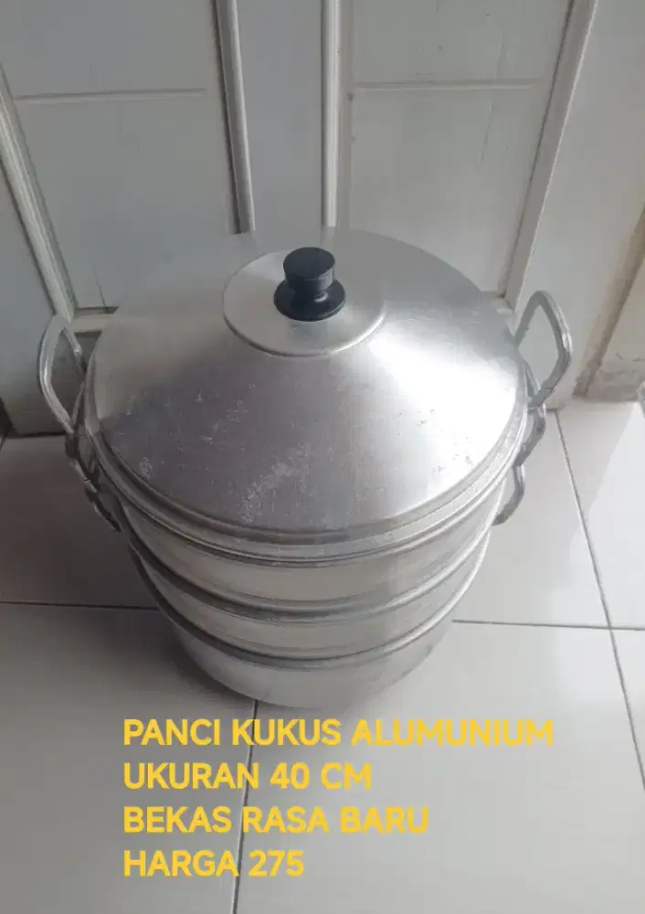 Panci Kukus Susun 3 Alumunium Tebal