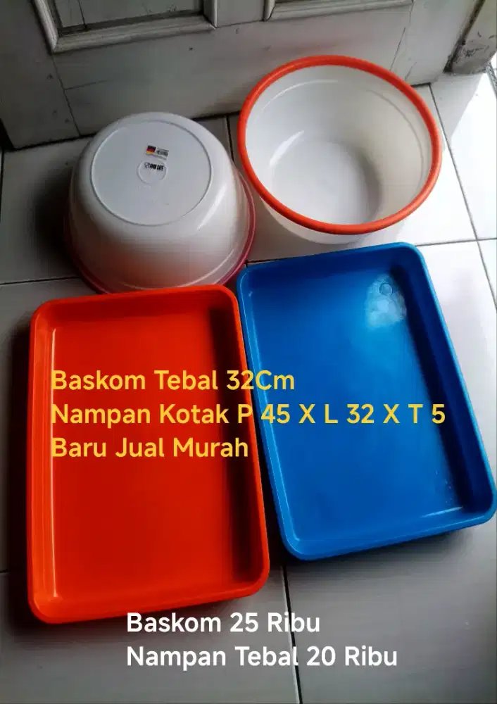 Nampan & Baskom