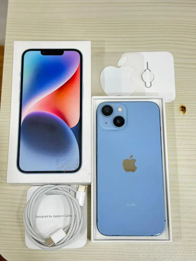 iphone 14 basic 128gb ibox bh 100% (gantian batre)