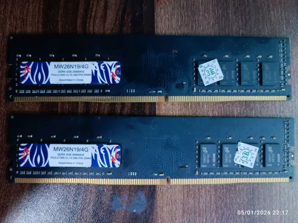 Ram DDR4 / DDR 4 2X4GB (8GB)