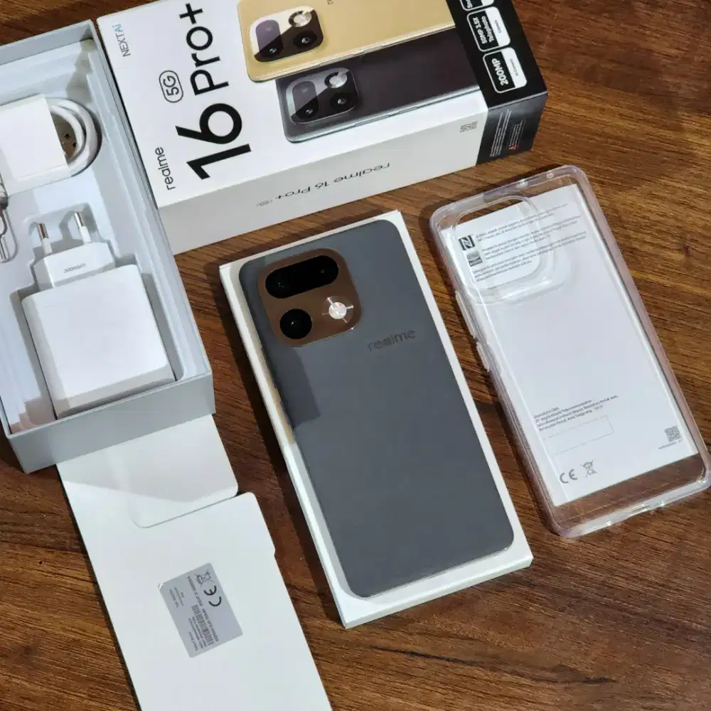Realme 16 Pro Plus 5G 12/512GB Gray Garansi Resmi Maret 2027