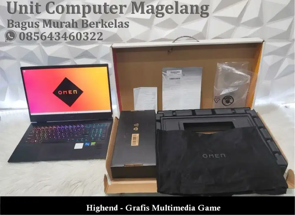 Hp Omen 16. Highend i7 11800 H II RTX 3060 6 Gb II QHD 240 Hz
