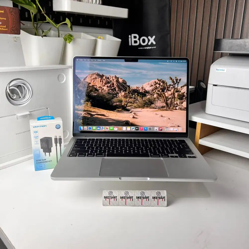 MacBook Air M3 8gb 512gb iBox Silver Battery Health 97%