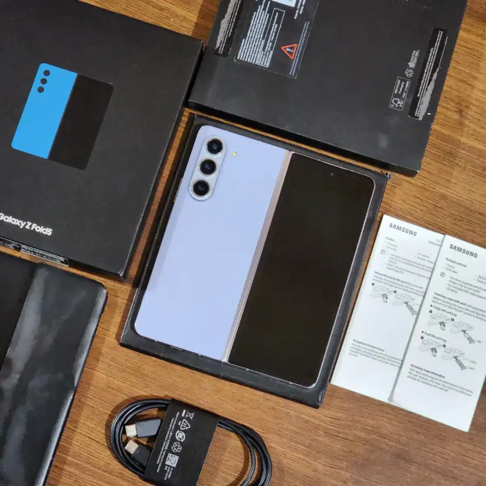 Samsung Z Fold 5 12/512GB Iceblue Resmi SEIN