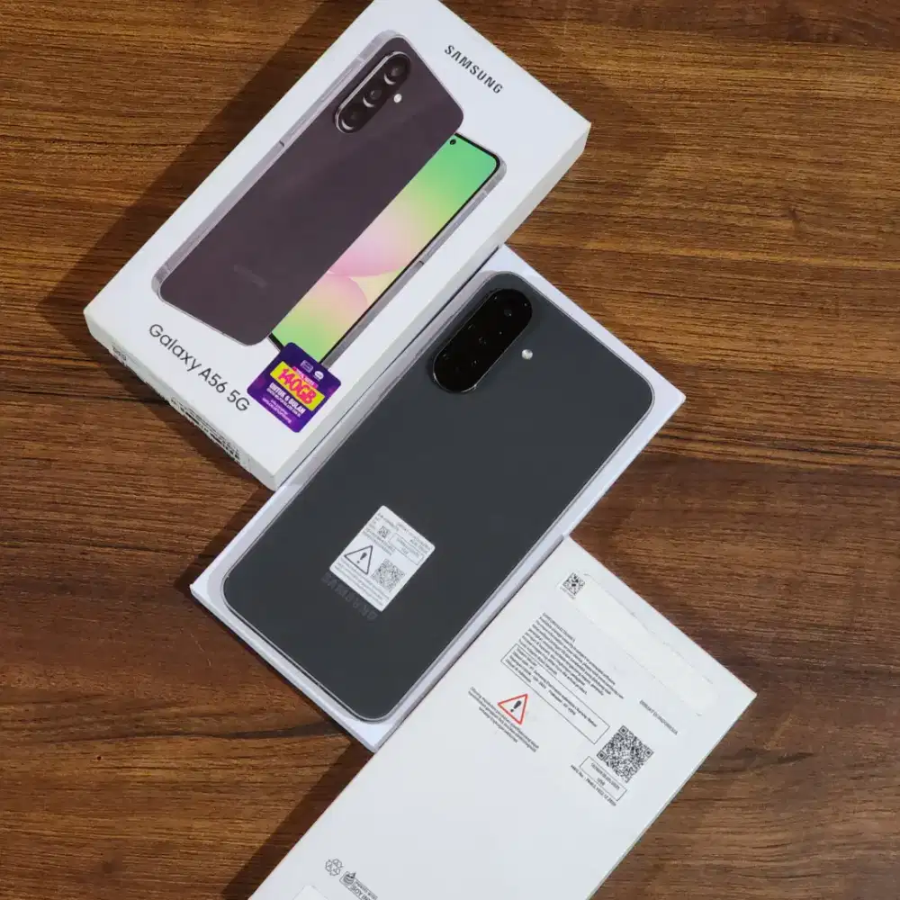 Samsung A56 5G 8/256GB Black Resmi SEIN Februari 2027
