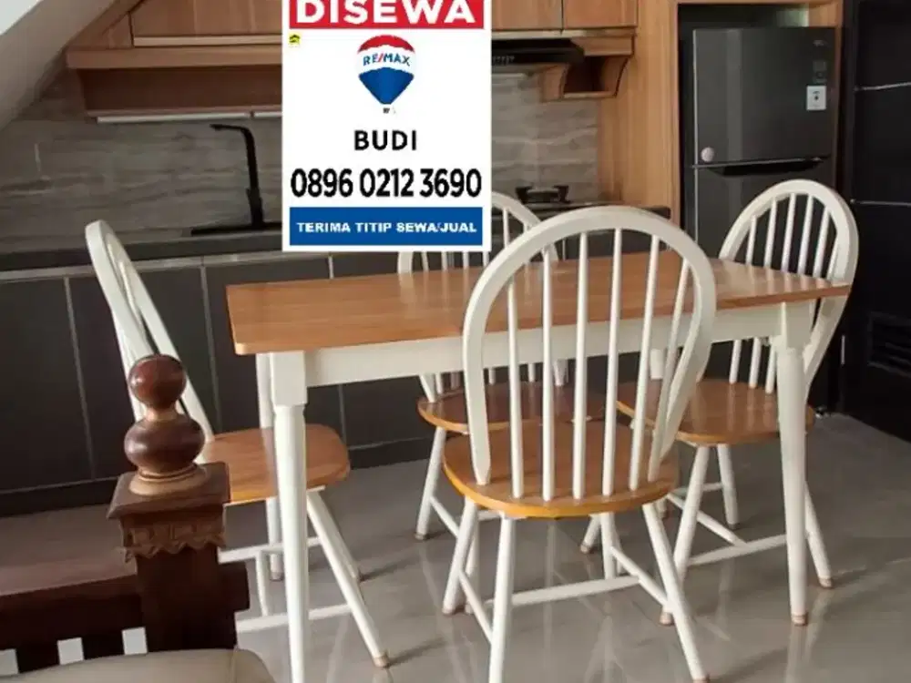 Disewa Rumah Sedayu City Kelapa Gading Furnish 2 KT 2 Tk LT 4,5 X 10