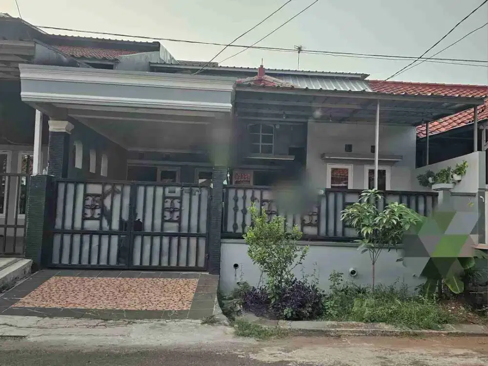 rumah siap huni full bangunan cluster taman sari harapan indah bekasi