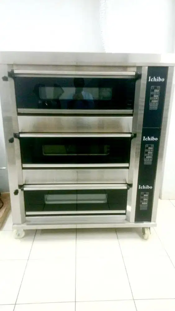 Oven Gas 3 Deck 2 Tray - Type 160S-GOD - Merk ICHIBO