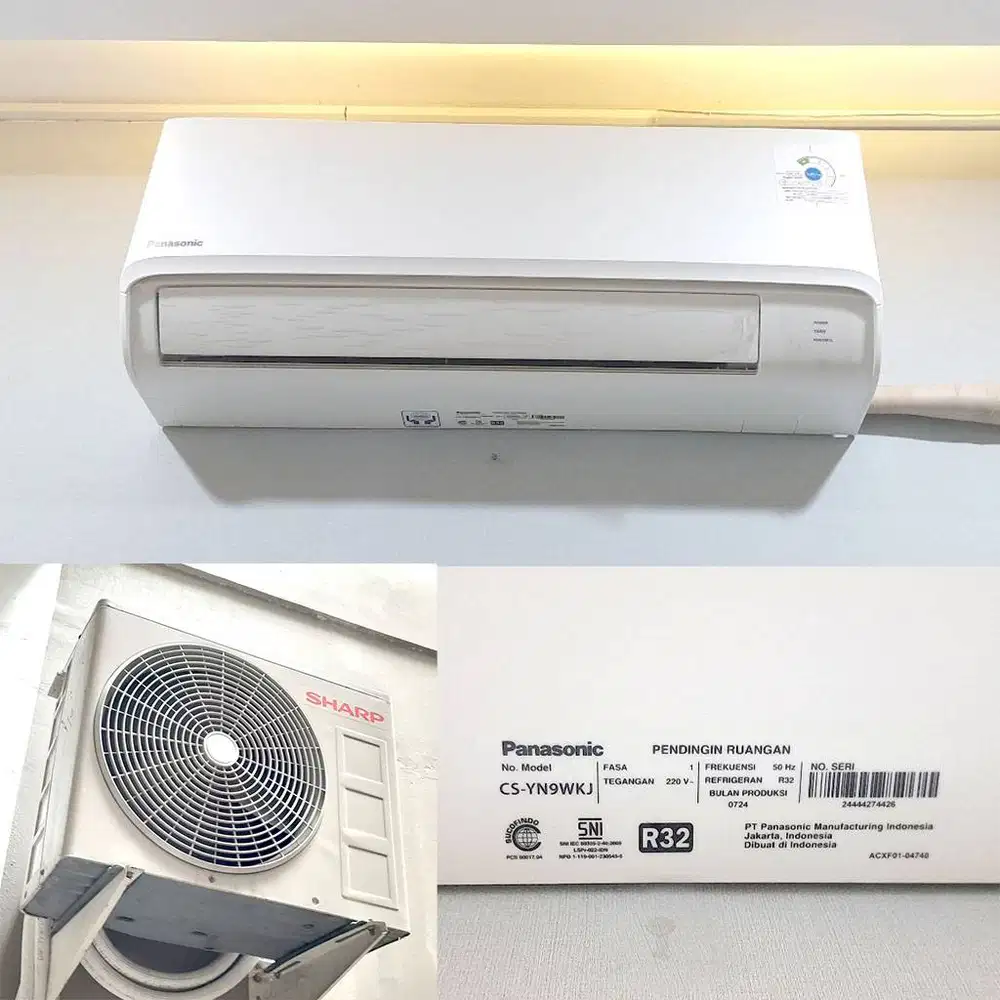 (PRELOVED SEKEN) (GARAGE SALE)  AC Panasonic 1 PK CS-YN9WKJ R32