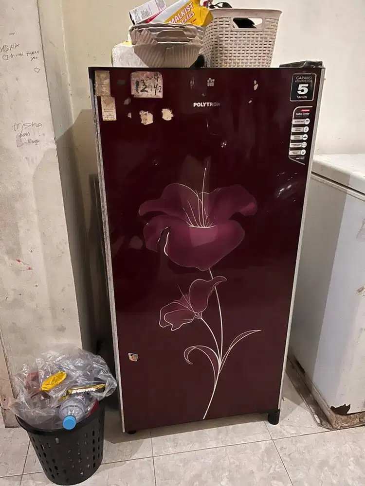 dijual rusak kulkas polytron 1 pintu