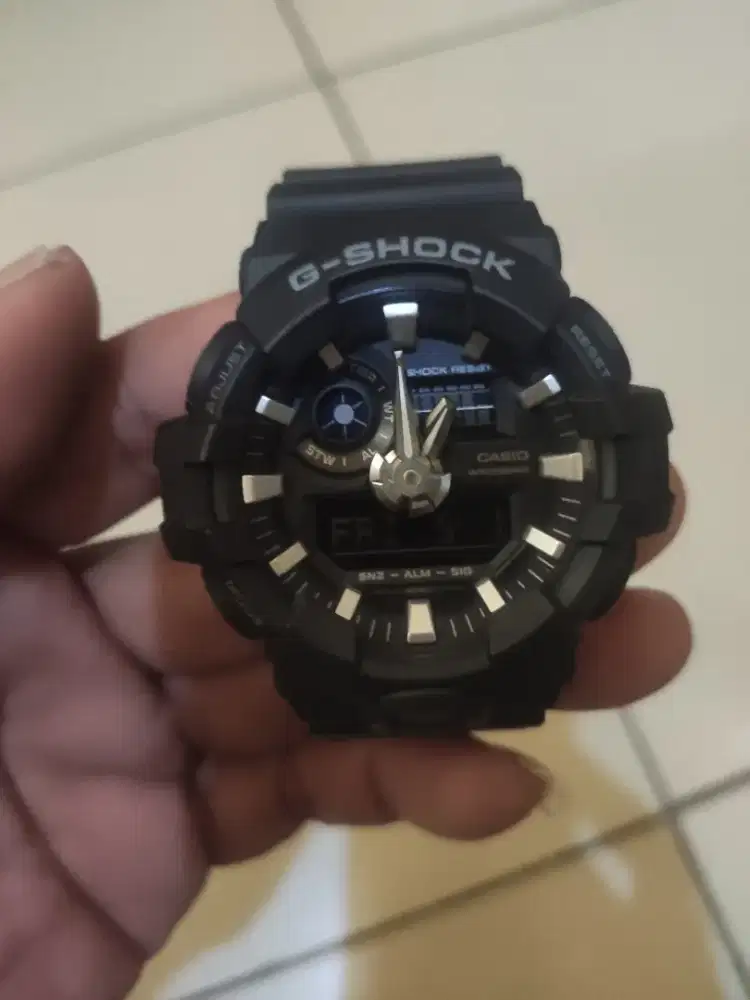Casio Gshock GA700 Black doff