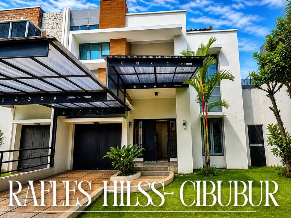 dijual rumah mewah di rafles hils Cibubur