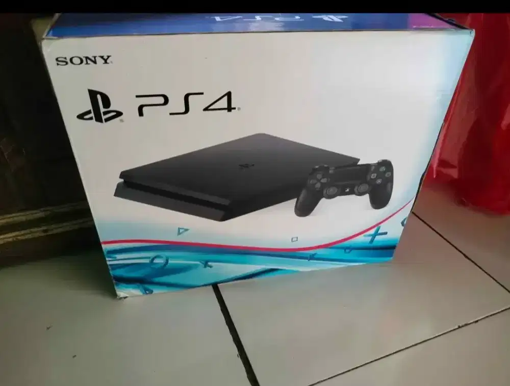 JUAL PS 4 ORI SLIM 500 GB FW 13.50 SERIE 22