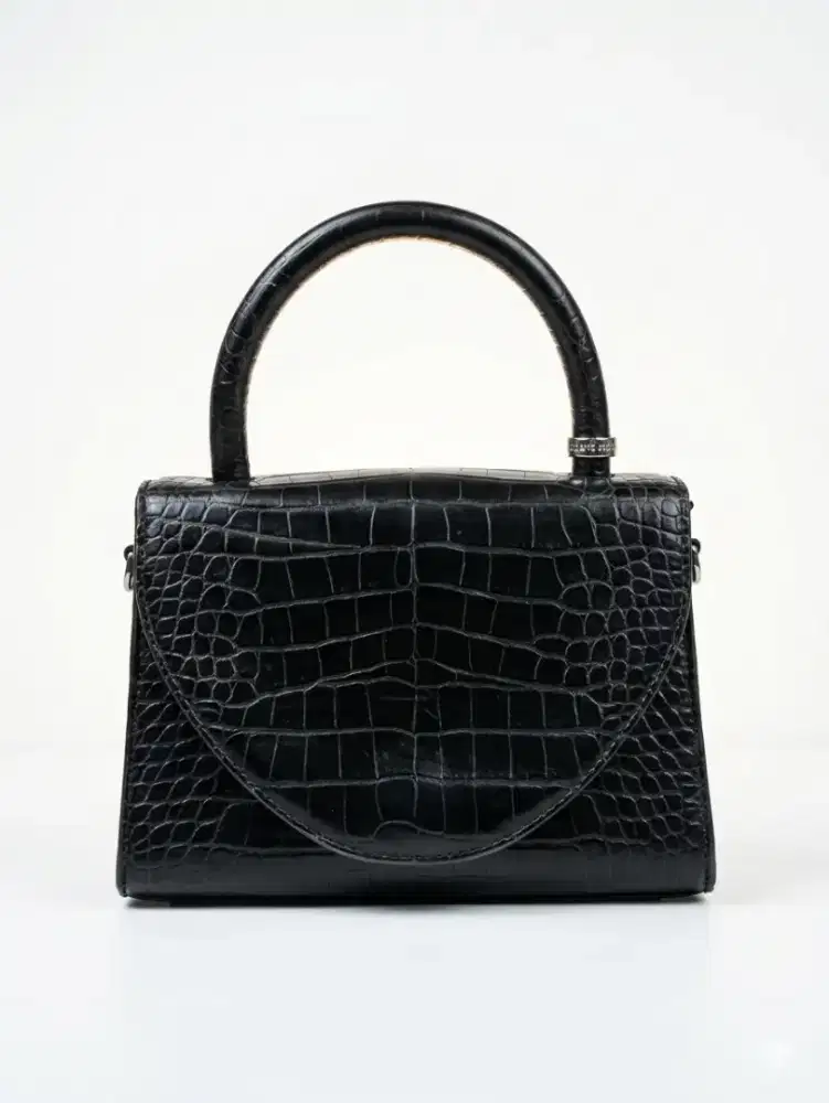 Charles & Keith Croco Top Handle Bag Preloved