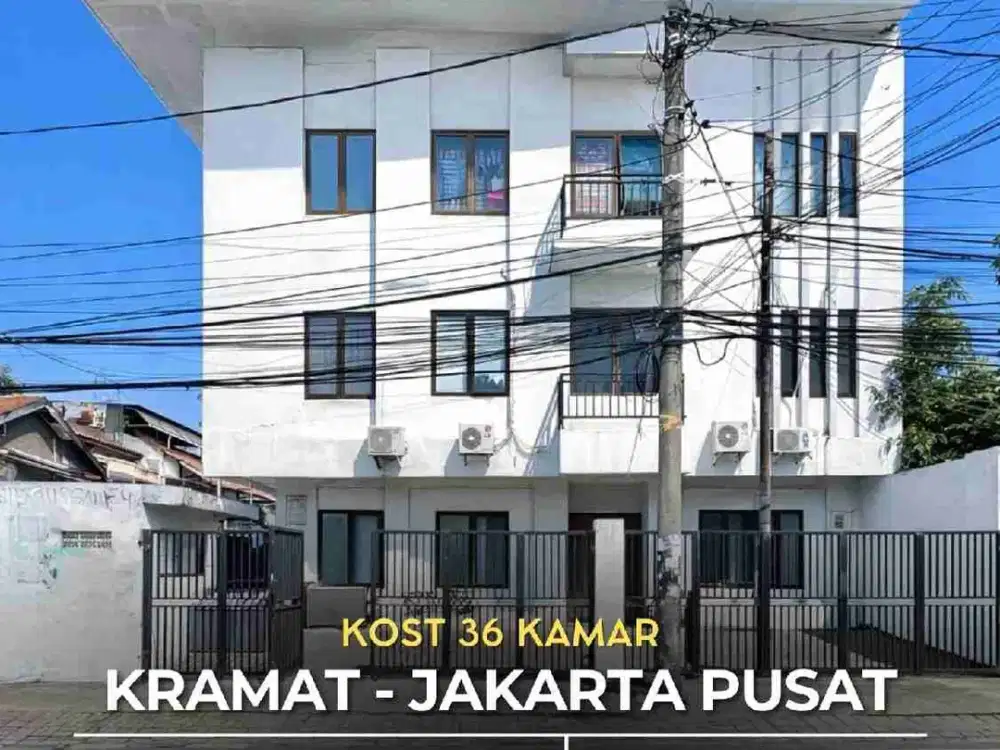 TURUN HARGA !
KOST 36 KAMAR
POSISI HOEK di KRAMAT JAKARTA PUSAT
