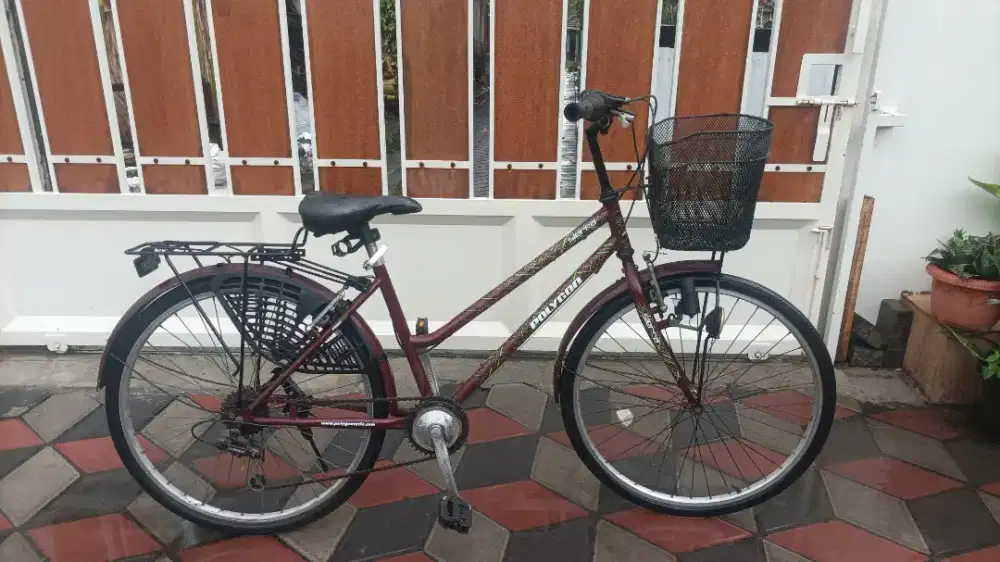 Polygon Sierra frame besi siap gowes