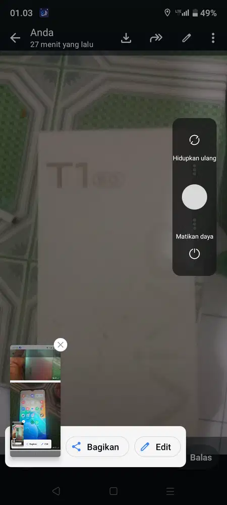 Vivo T1 5g 8+8/256