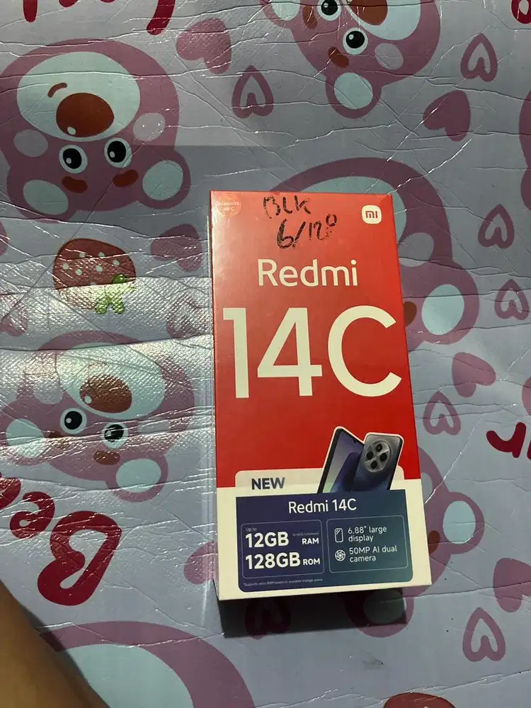 Jual Redmi 14C kondisi Baru 6/128