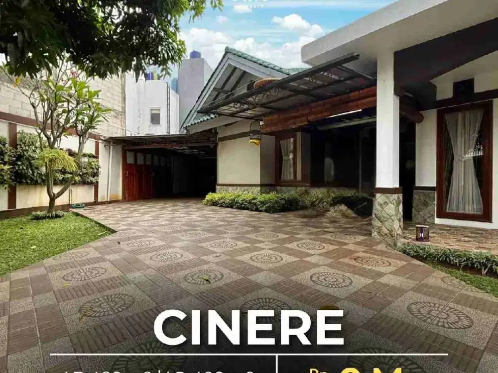CINERE
RUMAH TERAWAT
FURNISHED