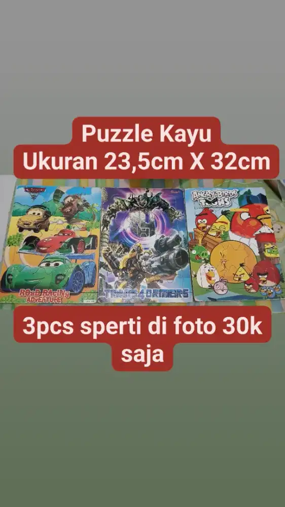 Puzzle Kayu Besar