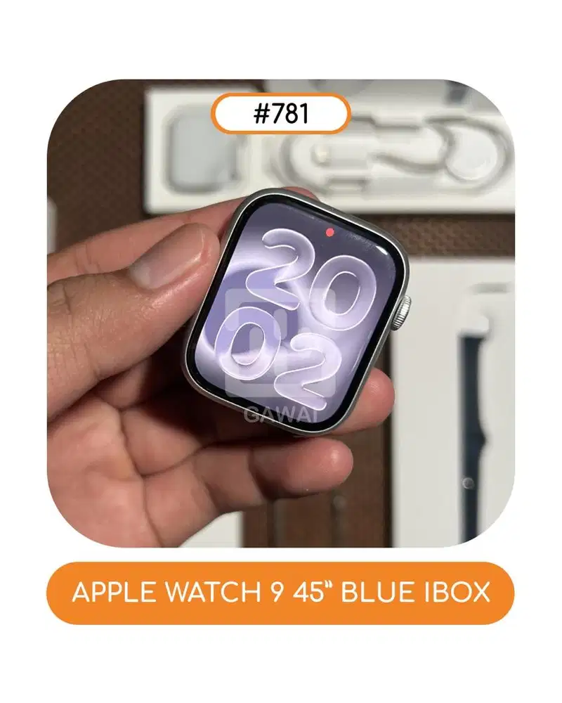 #781 Apple Watch 9 Blue 45 Ibox BH 98% (on going)
