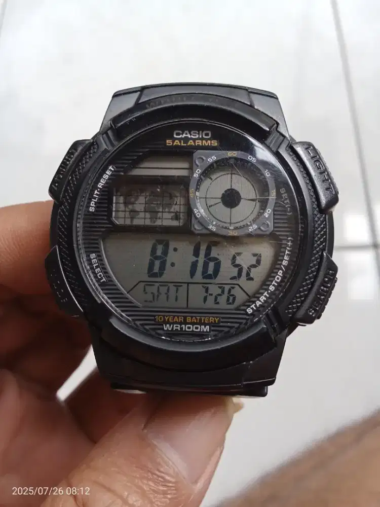Jam CASIO AE-1000W black original