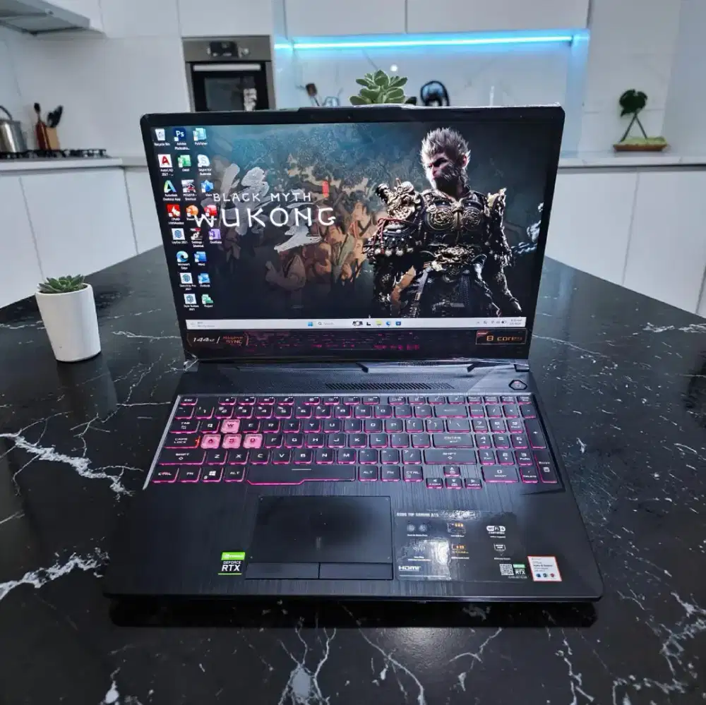 Laptop ASUS TUF A15 RYZEN 7 NVIDIA RTX 3050 Mulus Terawat